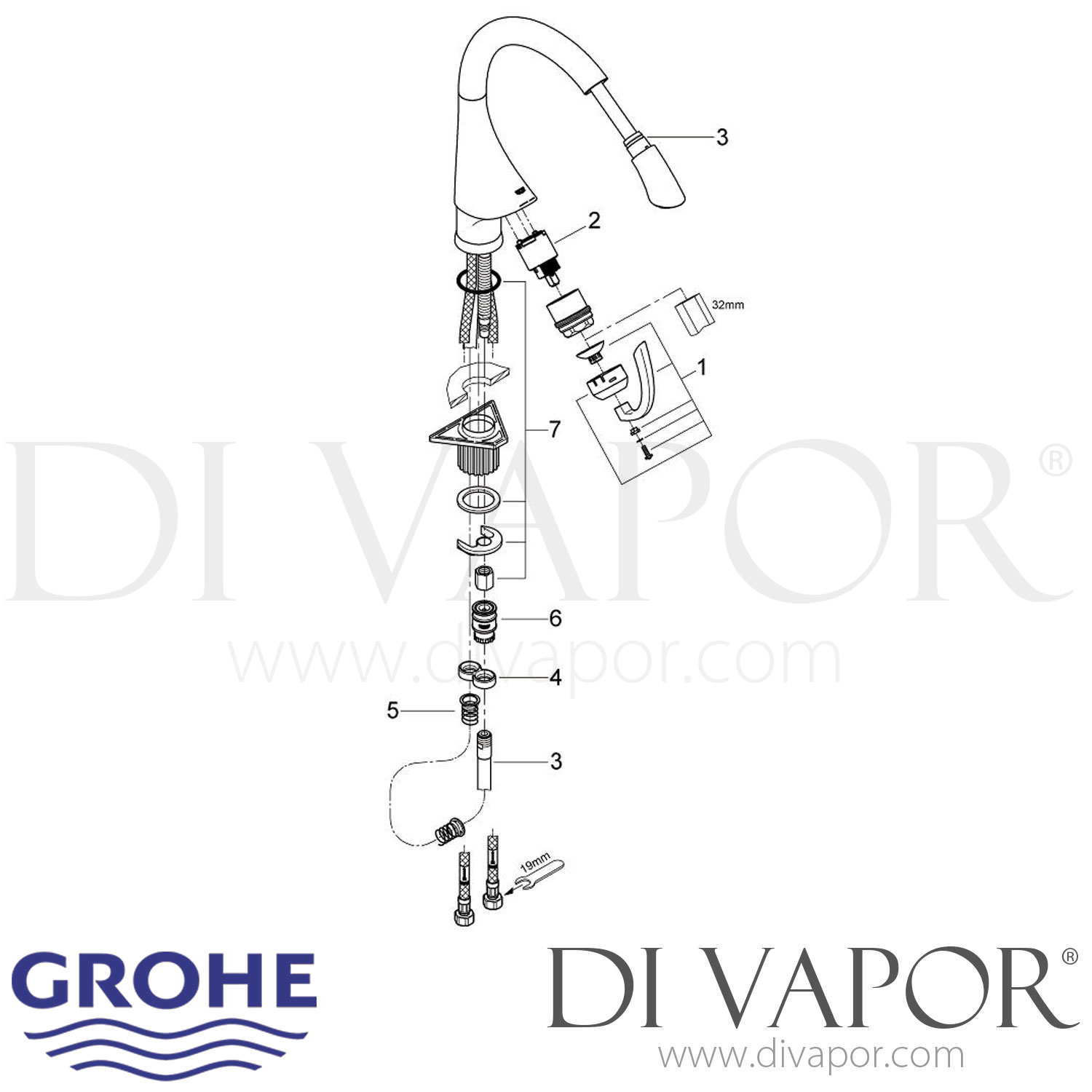 Grohe Kitchen Faucet K4 Parts Home Alqu